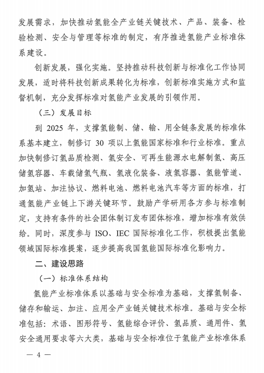 国家层面首个！《氢能产业标准体系建设指南(2023版)》发布