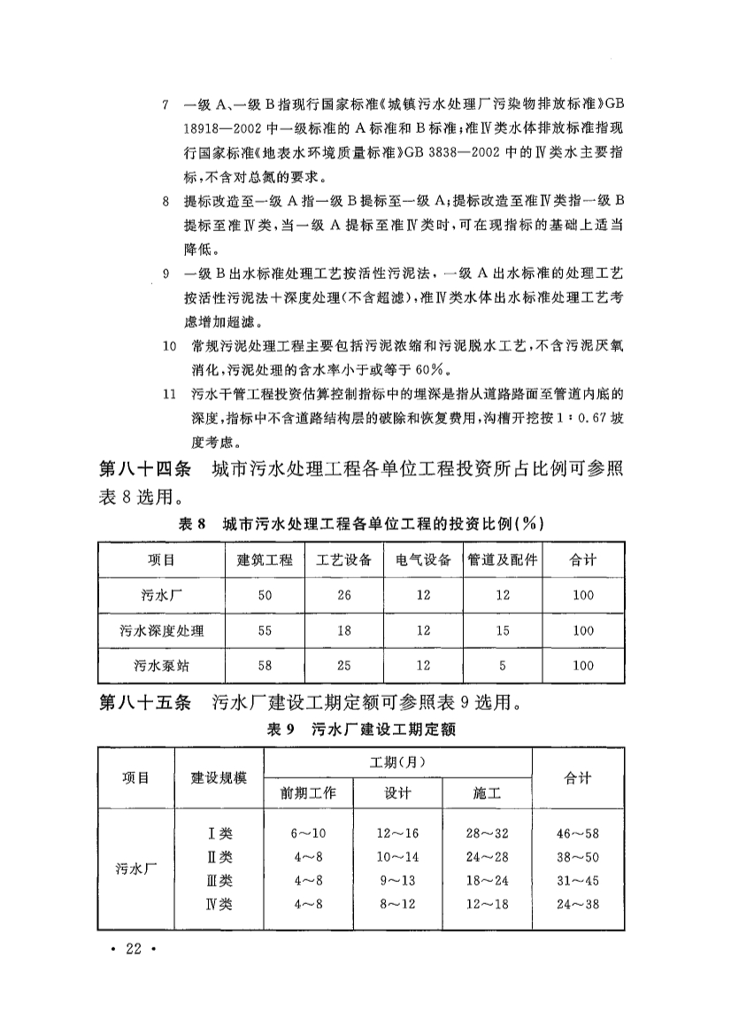 新版《城市污水处理工程项目建设标准》发布