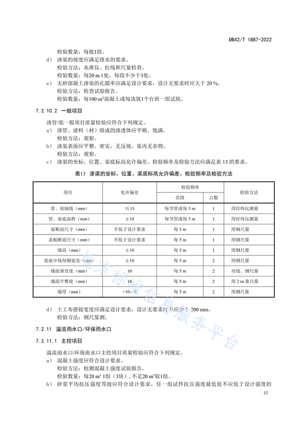 湖北省地方标准《海绵城市建设技术规程》