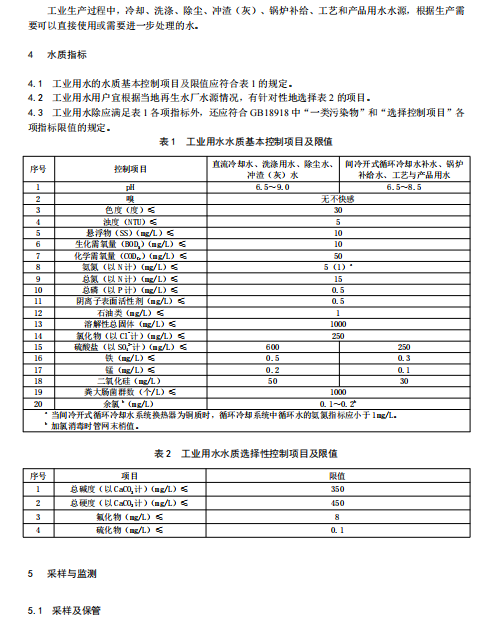 住建部关于国家标准《城市污水再生利用 工业用水水质（征求意见稿）》通知