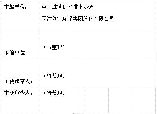 住建部公布行业标准《城镇污水处理厂运行、维护及安全技术规程（征求意见稿）》-环保卫士