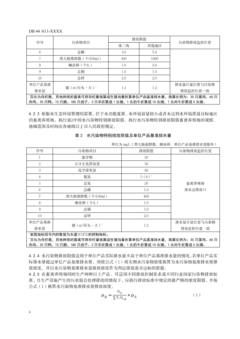 广东省《畜禽养殖业污染物排放标准（第二次征求意见稿）》