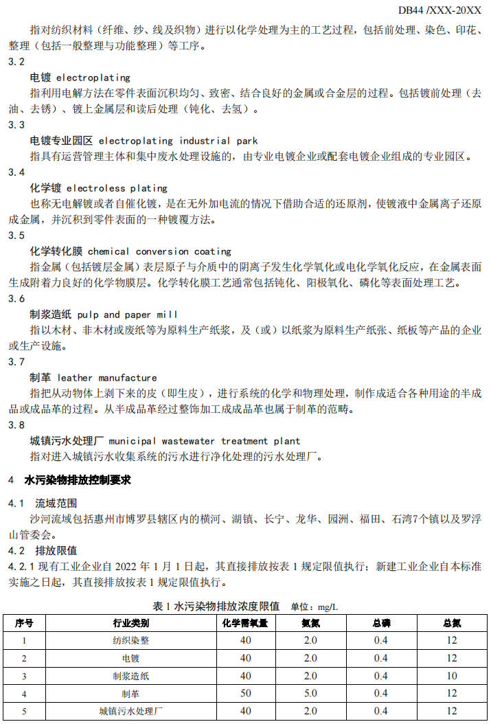 关于公开征求《沙河流域水污染物排放标准》《岐江河流域水污染物排放标准》意见的公告