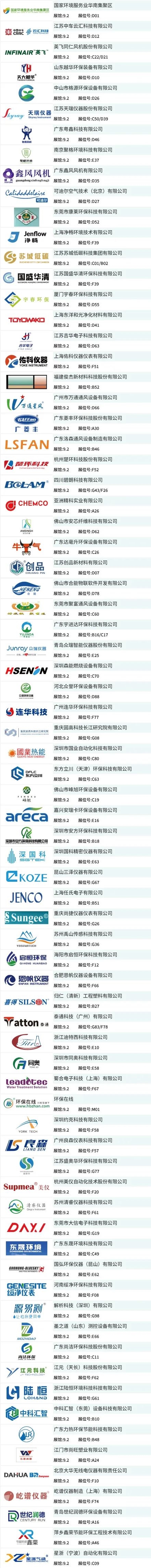 展商名单公布 | 觅径高质量发展,环博会广州展9月20日即将盛大开幕