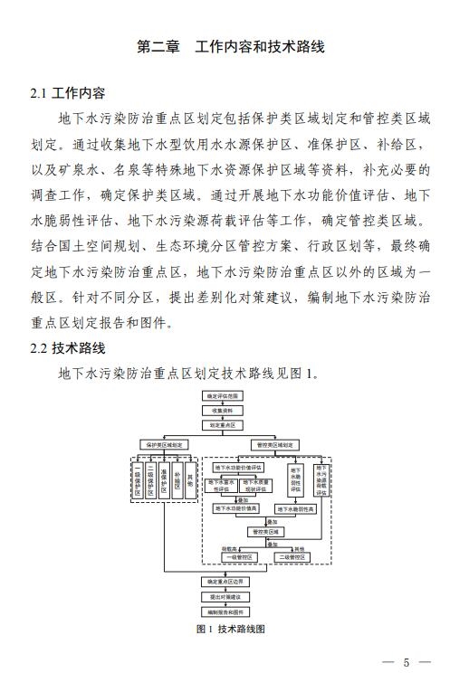 三部门联合印发《地下水污染防治重点区划定技术指南(试行)》
