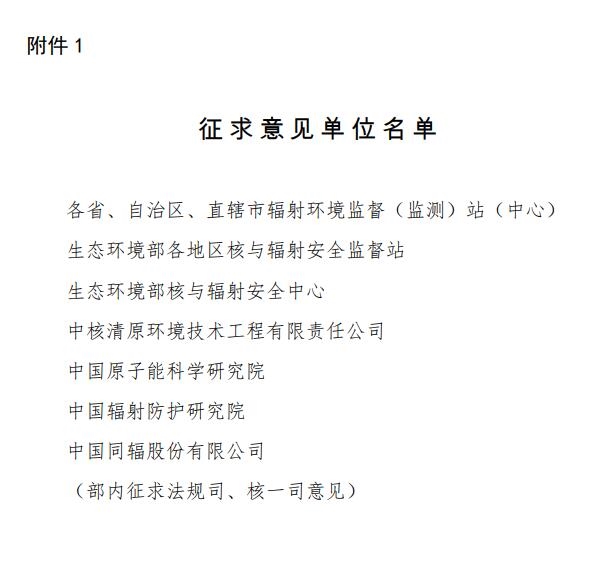 《城市放射性废物库运行管理技术规范 (征求意见稿)》发布-环保卫士