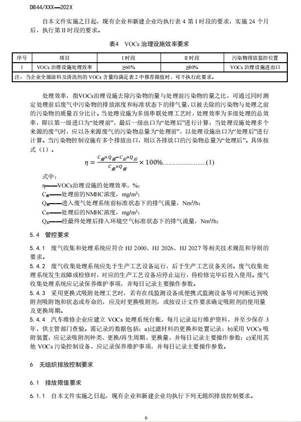 广东省地方标准《汽车维修业大气污染物排放标准》等6项标准公开征求意见