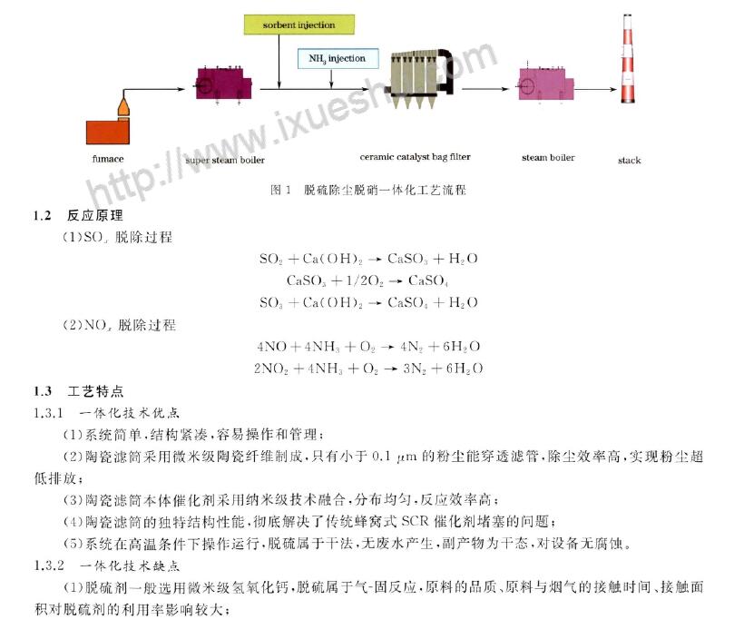 浮法玻璃熔窑烟气一体化脱除技术及其产物分析-环保卫士