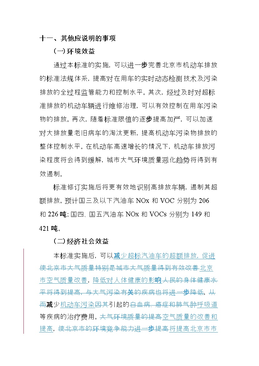 北京市征求地方标准 发布《装用点燃式发动机汽车排气污染物限值及检测方法（遥测法）》（征求意见稿）
