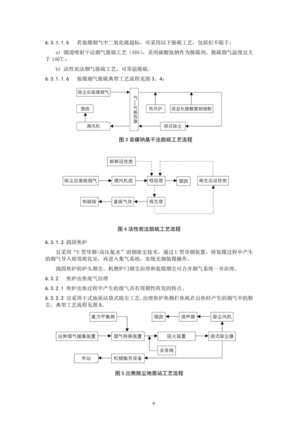 炼焦化学工业废气治理工程技术规范（征求意见稿）