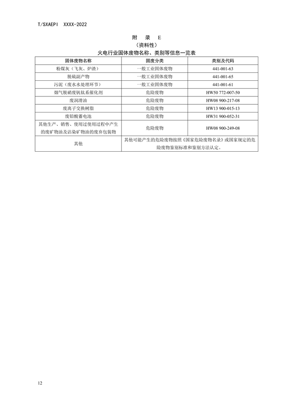 《工业企业环境保护合规管理指南 火电》团体标准征求意见