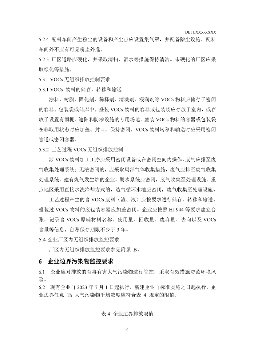 四川省玻璃工业大气污染物排放标准（征求意见稿）
