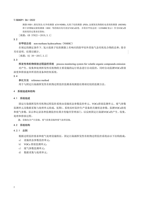 团标《广东省固定污染源挥发性有机物排放过程监控系统技术规范》发布