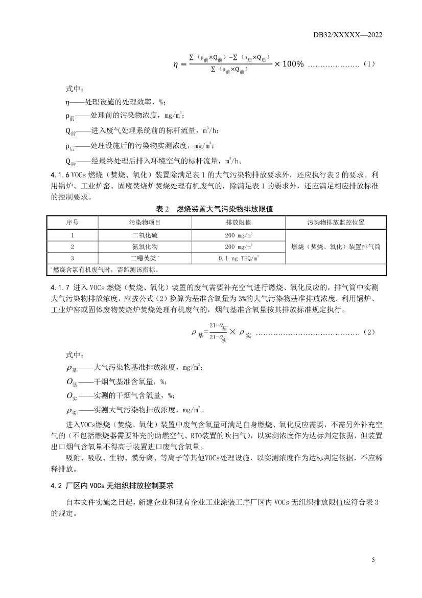 江苏省发布涂装、印刷行业VOCs排放标准报批稿