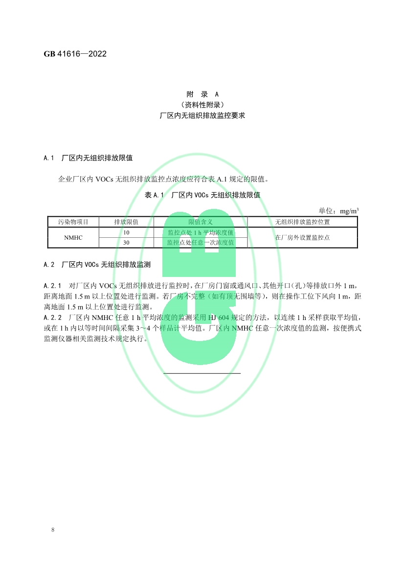 印刷工业大气污染物排放标准（GB 41616—2022）