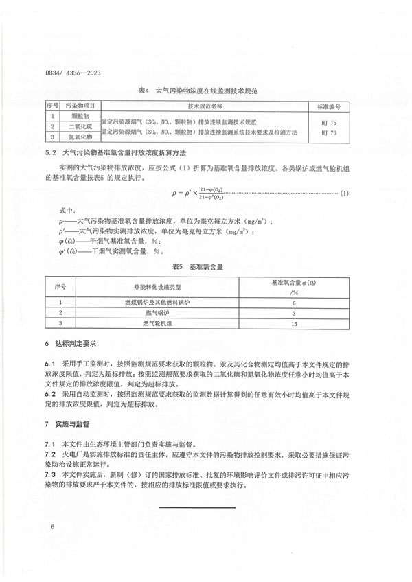 安徽省地方标准《火电厂大气污染物排放标准》发布