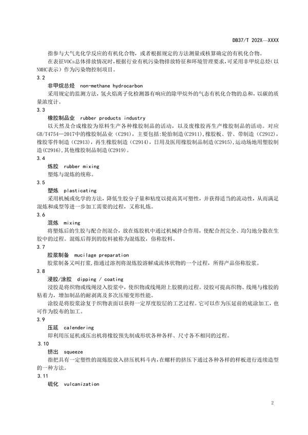 山东省发布地标《橡胶制品业挥发性有机物污染防治可行技术指南（征求意见稿）》