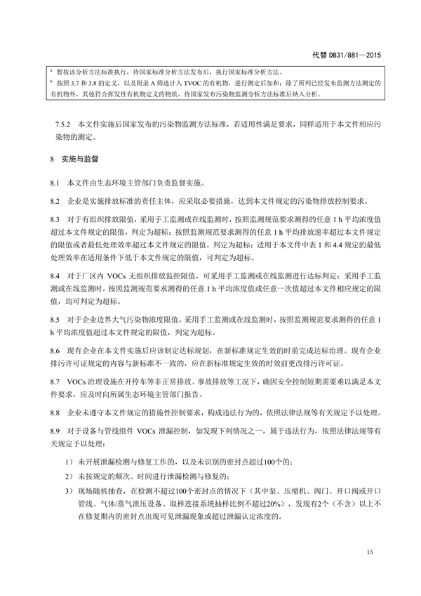 上海市《涂料、油墨及其类似产品制造工业大气污染物排放标准（征求意见稿）》
