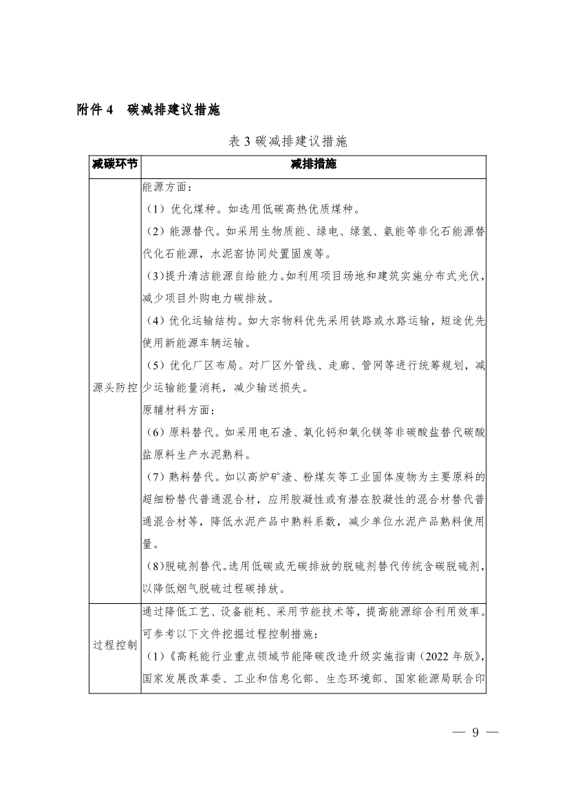 安徽省重点行业建设项目碳排放环境影响评价技术指南（试行）