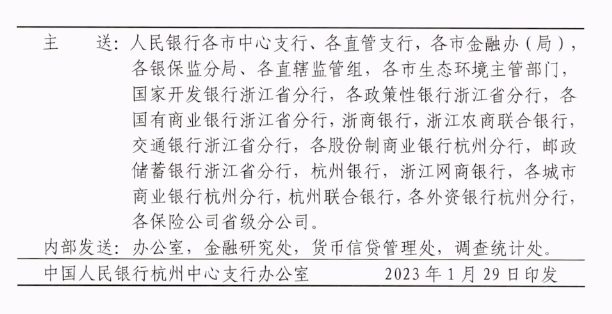 浙江省关于金融支持减污降碳协同的指导意见印发！