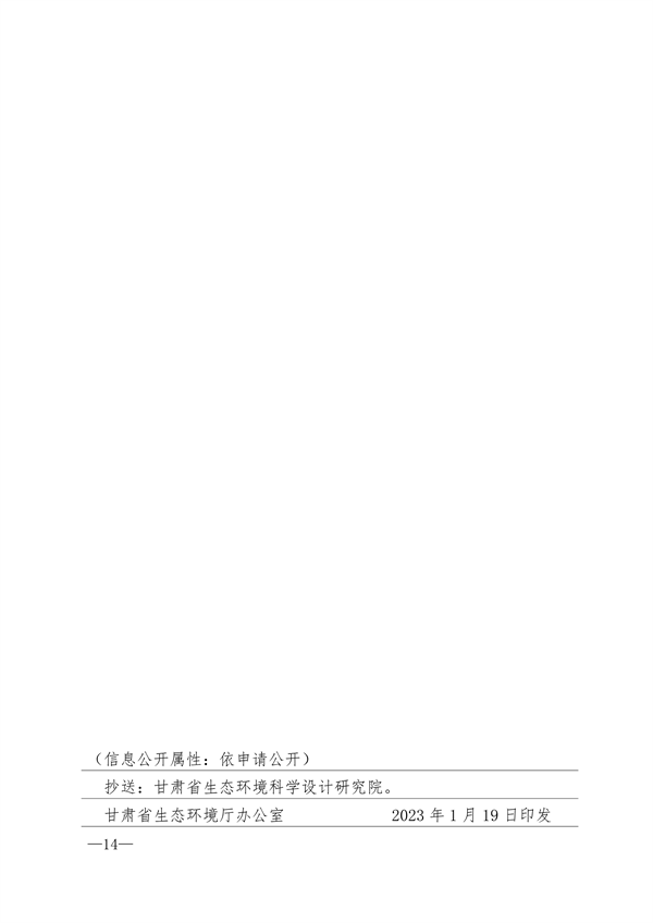 共216家 2023年甘肃省重点行业清洁生产审核企业名单发布