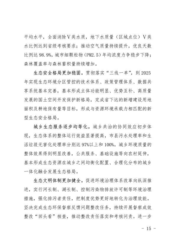《福州市“十四五”生态文明建设专项规划（2021—2025年）》发布