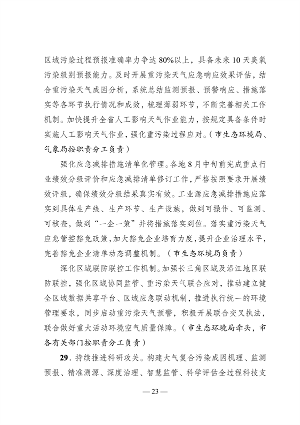 《南通市2023年大气污染防治工作计划》发布