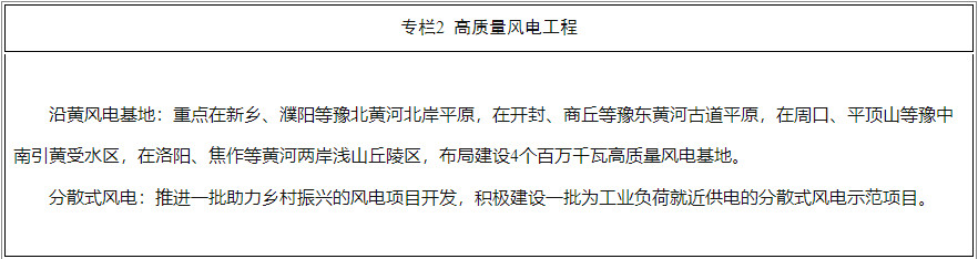 河南省新能源和可再生能源发展“十四五”规划