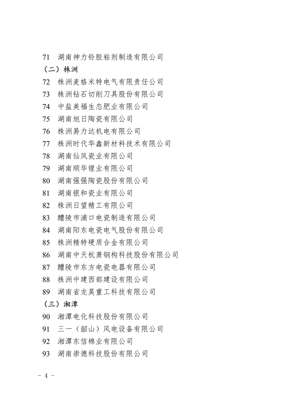 完整名单发布 湖南省公布2023年绿色制造体系创建计划