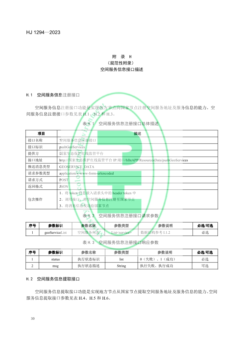 生态环境部发布《生态保护红线监管数据互联互通接口技术规范》