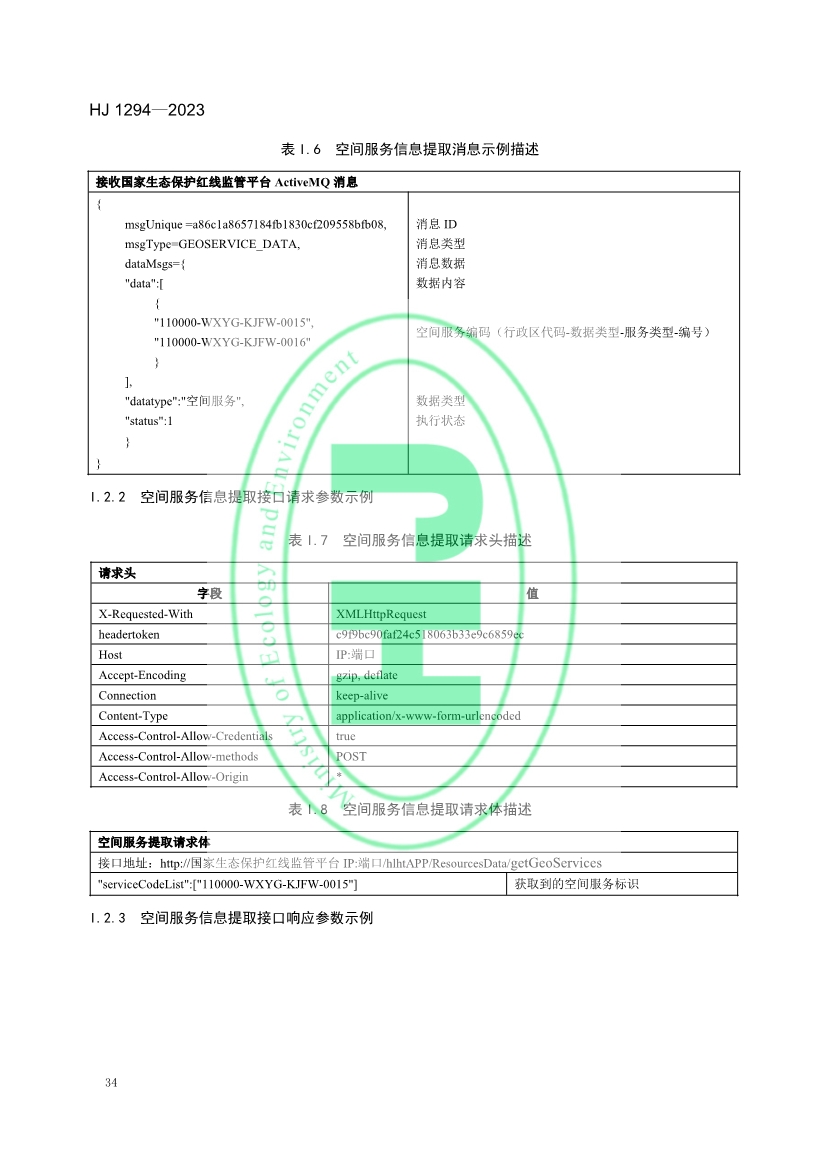 生态环境部发布《生态保护红线监管数据互联互通接口技术规范》
