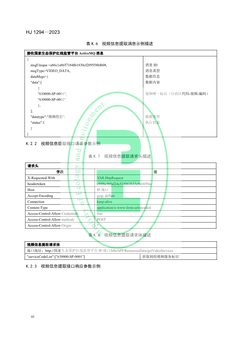 生态环境部发布《生态保护红线监管数据互联互通接口技术规范》
