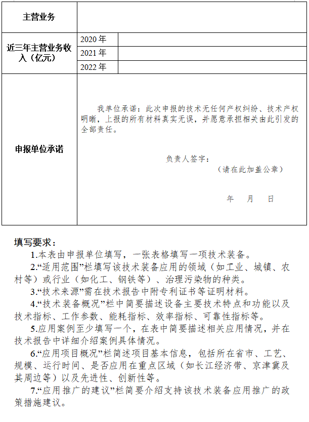 两部门征集2023年国家鼓励发展的重大环保技术装备！
