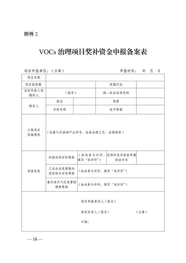 南通市试点地区挥发性有机物（VOCs）综合治理阶梯式资金奖补方案（试行）