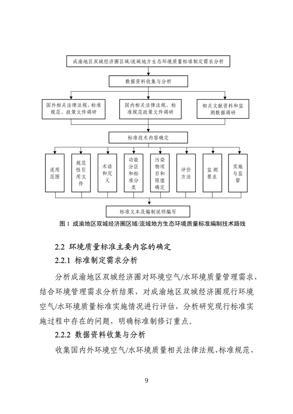 《成渝地区双城经济圈生态环境标准编制规范》发布