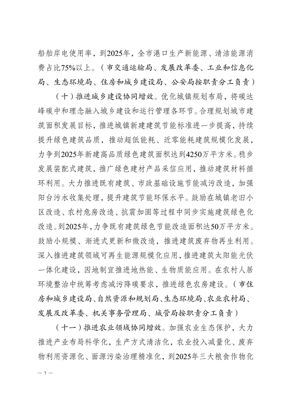 《徐州市减污降碳协同增效实施方案》公开征求意见