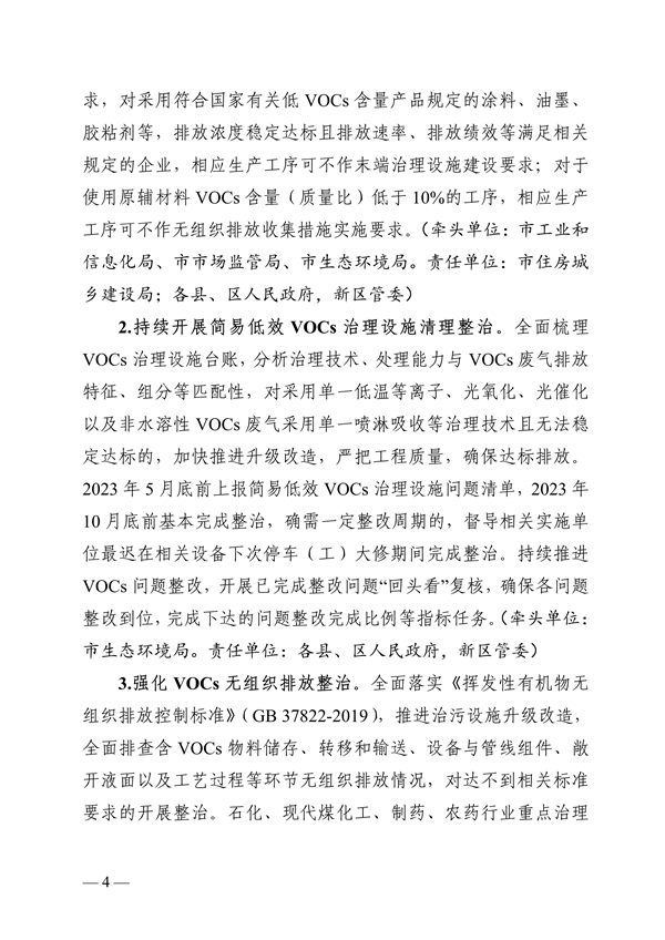 柳州市2023年度大气污染防治工作计划