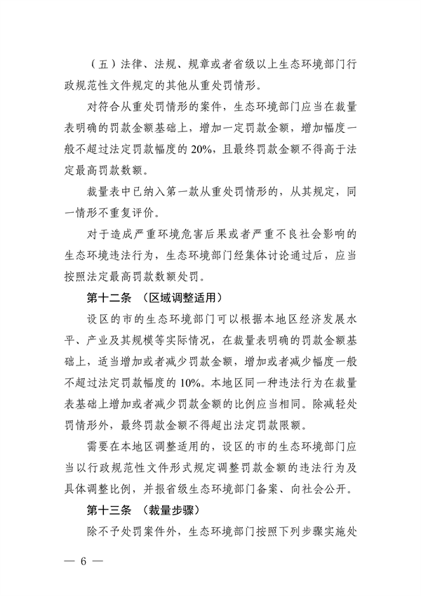 《长江三角洲区域生态环境行政处罚裁量规则》公开征求意见