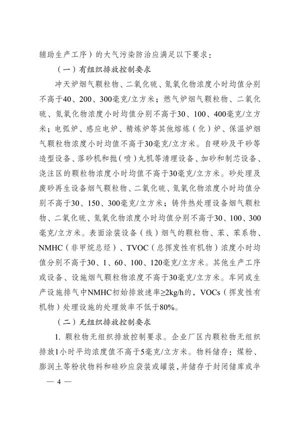 江苏省铸造行业大气污染综合治理方案发布