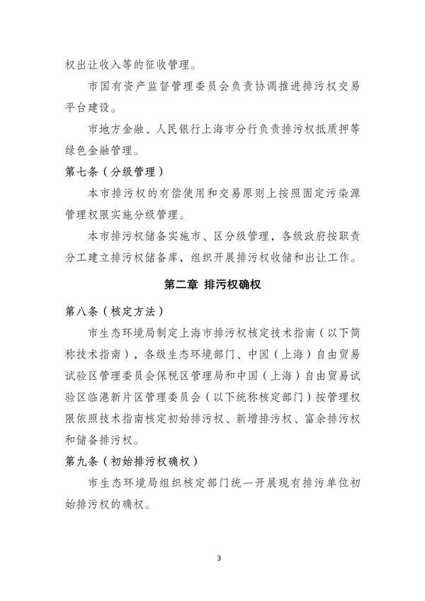 《上海市排污权有偿使用和交易管理办法》（征求意见稿）发布