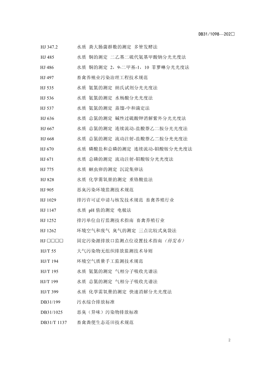 上海市生态环境局就《畜禽养殖业污染物排放标准（征求意见稿）》征求意见！