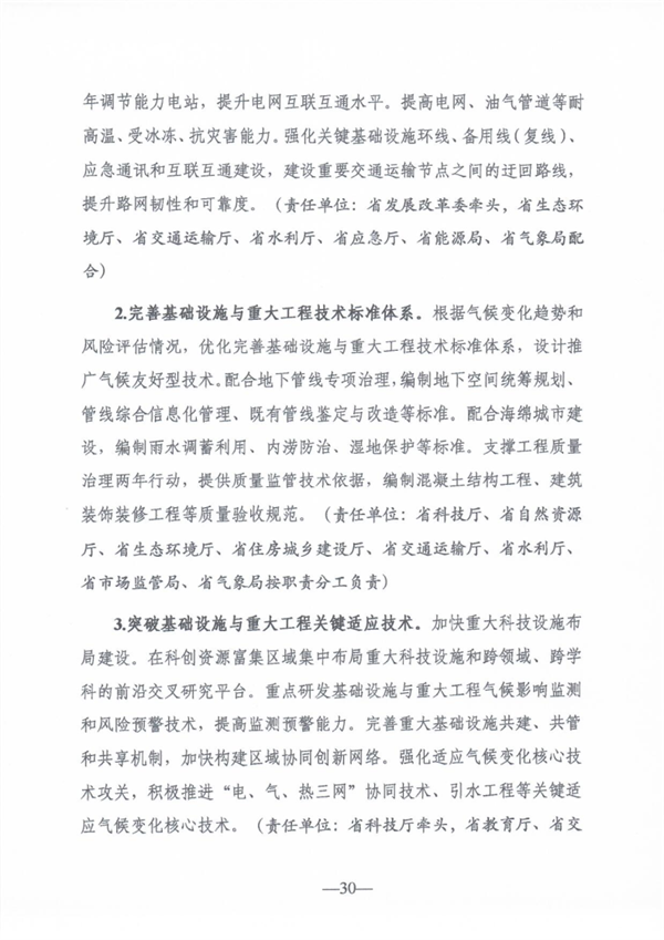 《山东省适应气候变化行动方案2035》公开征求意见