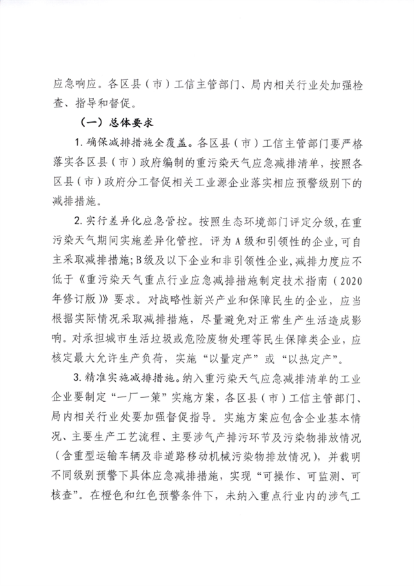 哈尔滨市工业和信息化局印发《重污染天气应急预案（2023年修订）》
