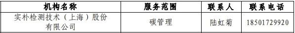 实朴检测入选上海市绿色低碳服务机构名单!