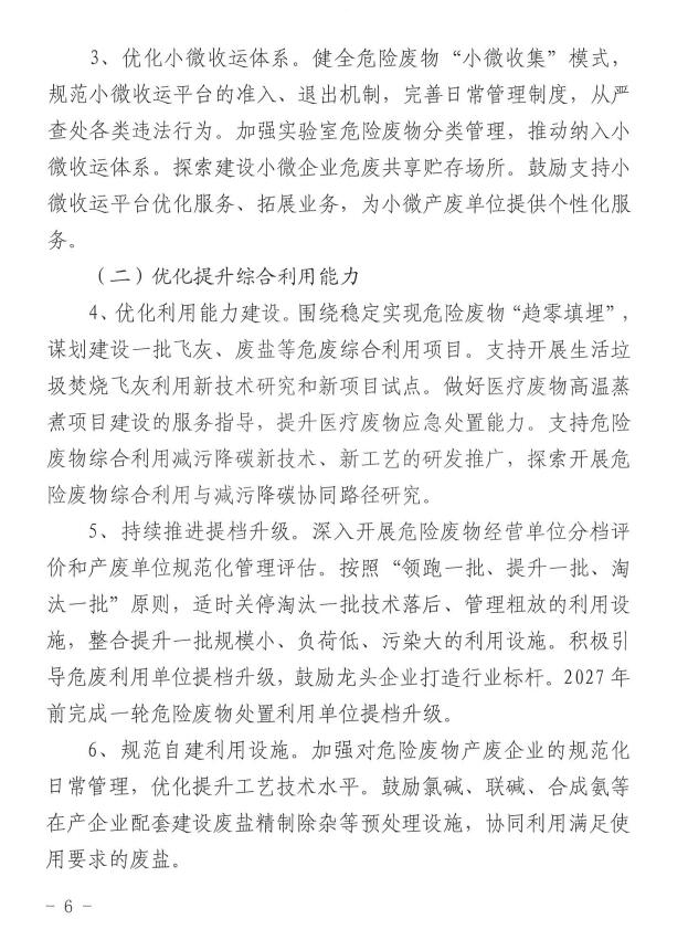 附建设项目清单！《杭州市危险废物综合利用设施建设方案（2023年-2027年）》印发