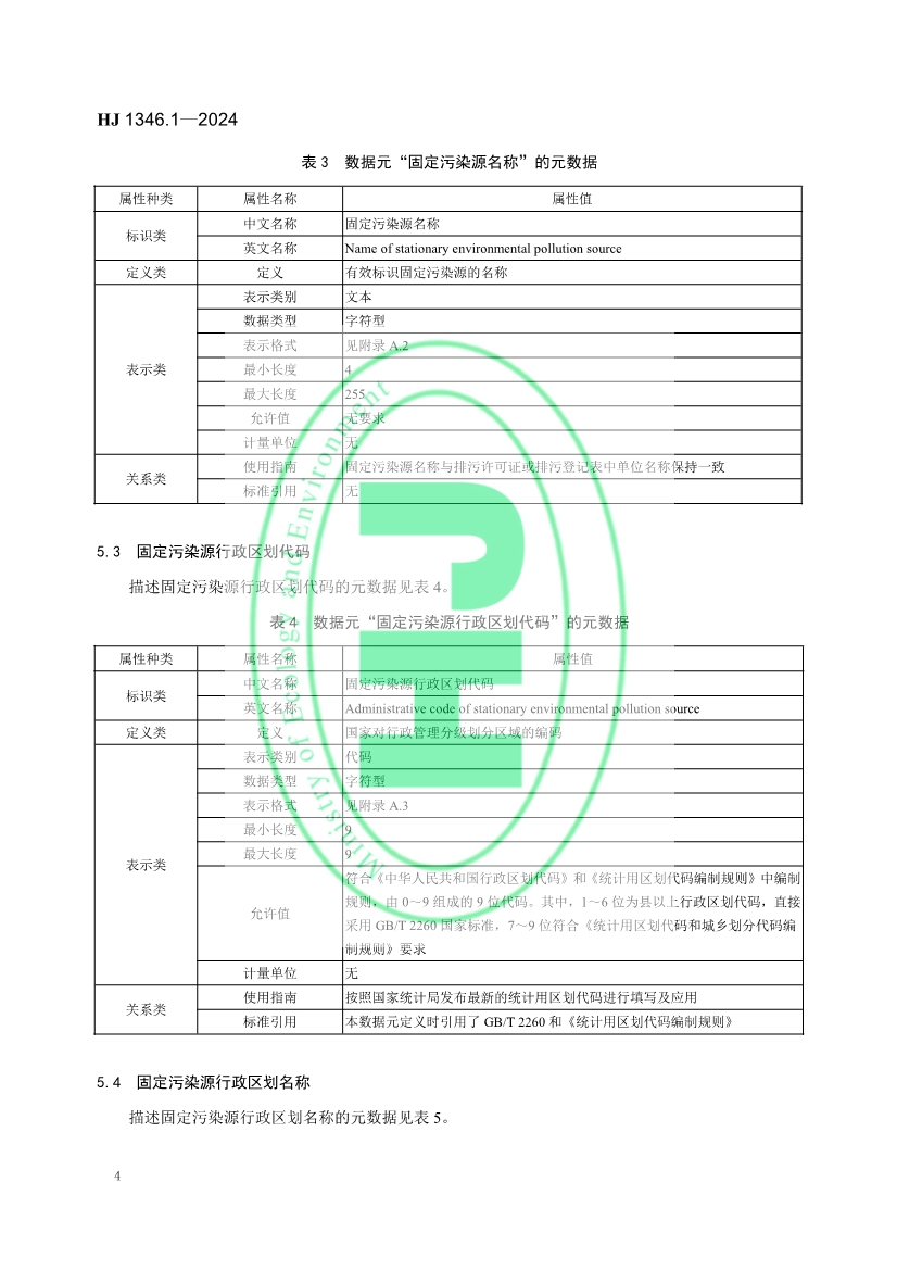 自2月1日起实施！生态环境部发布《固定污染源基本数据集 第1部分 基础信息》！