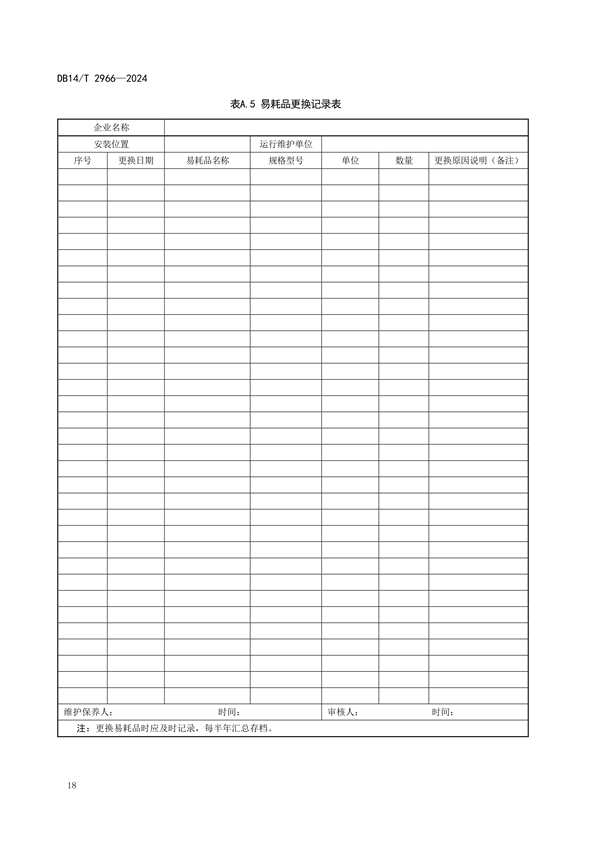 山西省发布《固定污染源废气非甲烷总烃排放连续监测系统运行维护技术规范》