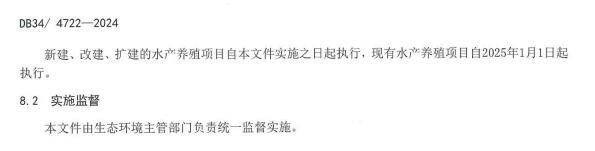 安徽省《水产养殖业水污染物排放标准》发布