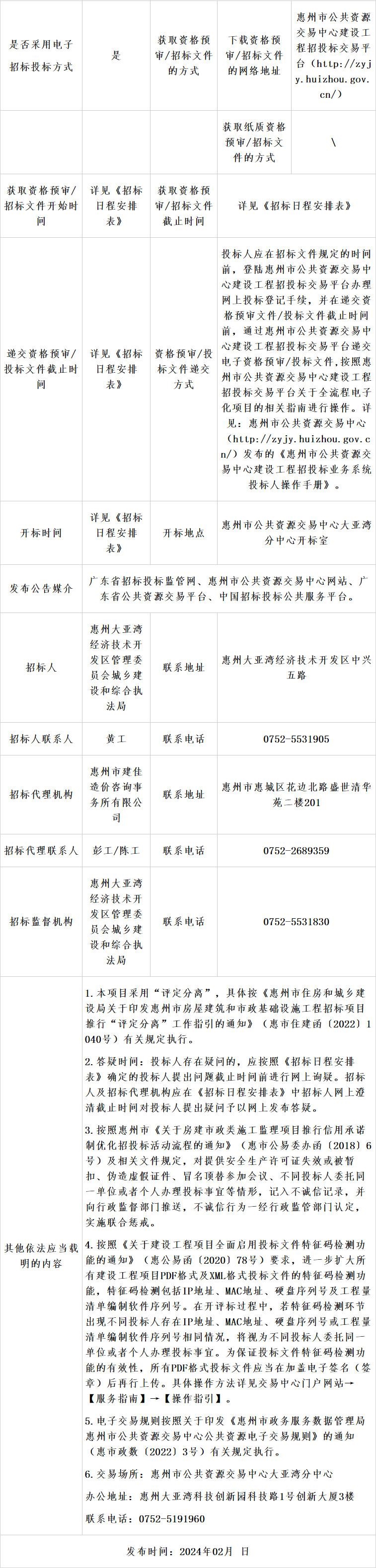 7.3亿!惠州大亚湾第一水质净化厂三期、大亚湾环境水务集团第二水质净化厂三期工程特许经营项目招标