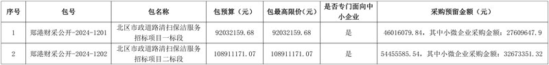 超2亿!郑州航空港经济综合实验区北区市政道路清扫保洁服务招标!